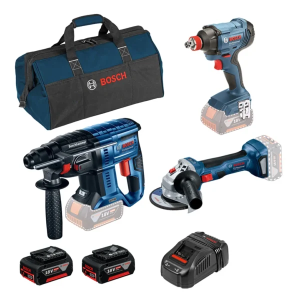 Zestaw elektronarzędzi 18V Bosch 0615990M5G 2x5.0Ah