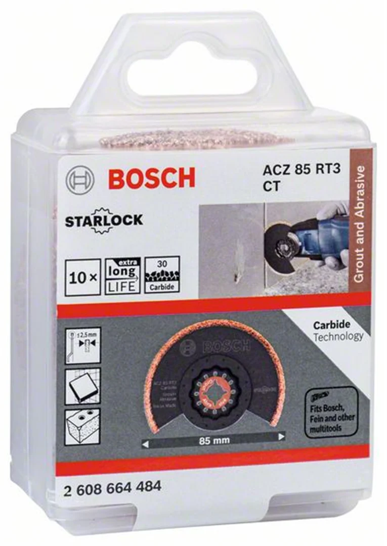 Brzeszczot segmentowy RB - 10ER ACZ 85 R Bosch 2608664484 - obrazek 2