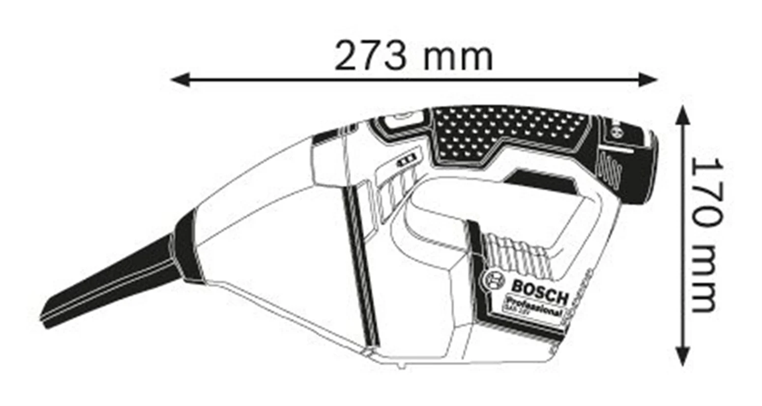 Odkurzacz domowy Bosch GAS 12V - obrazek 4