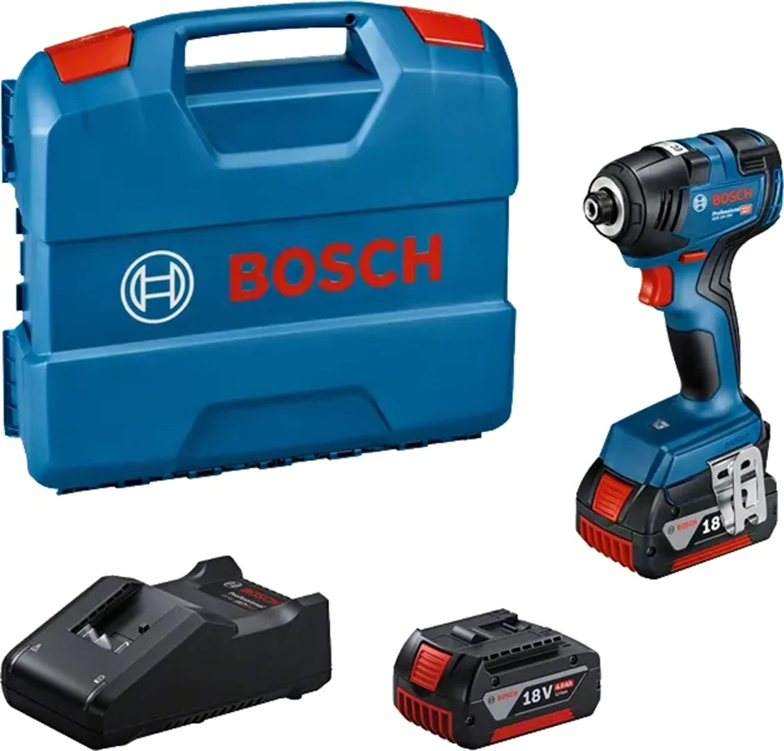 Zakrętarka udarowa Bosch GDR 18V-200 2x4.0Ah
