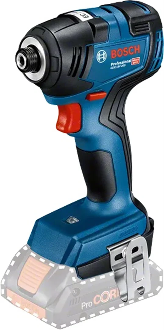 Zakrętarka udarowa Bosch GDR 18V-200 2x4.0Ah - obrazek 2