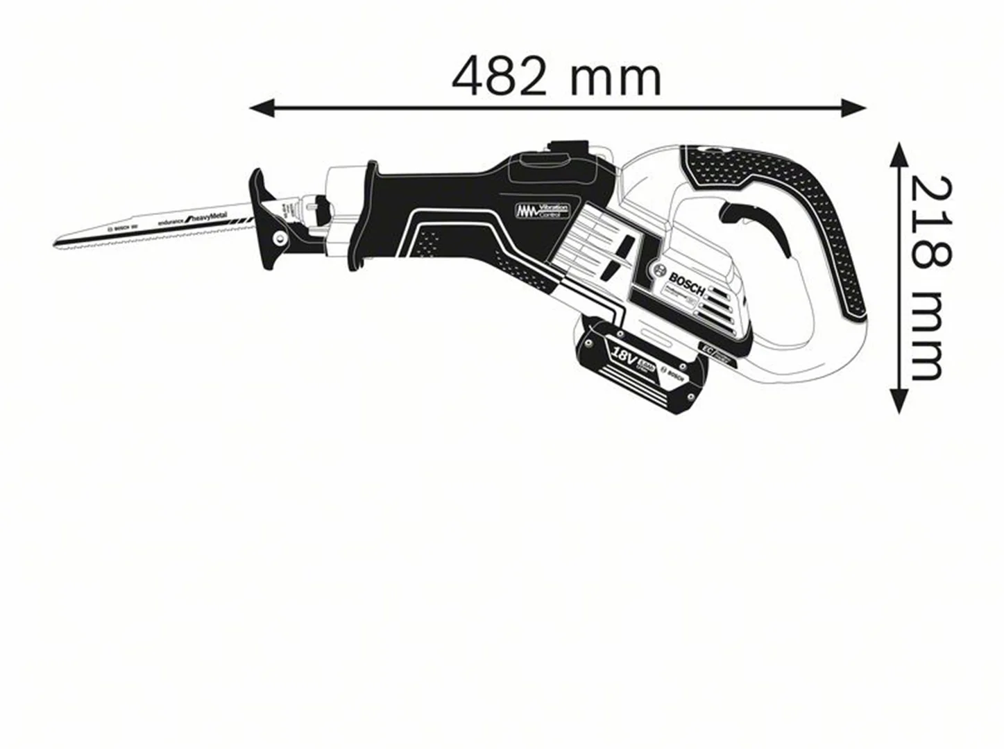 Piła szablasta Bosch GSA 18V-32 - obrazek 2