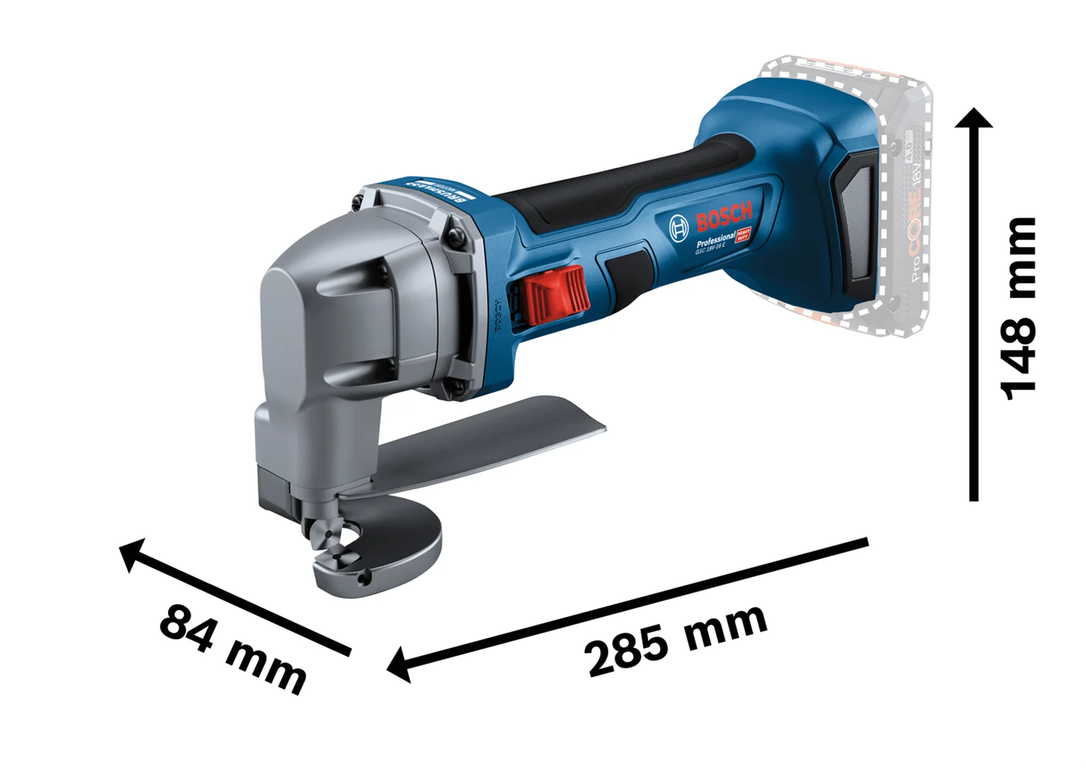 Nożyce do blachy Bosch GSC 18V-16 E - obrazek 2