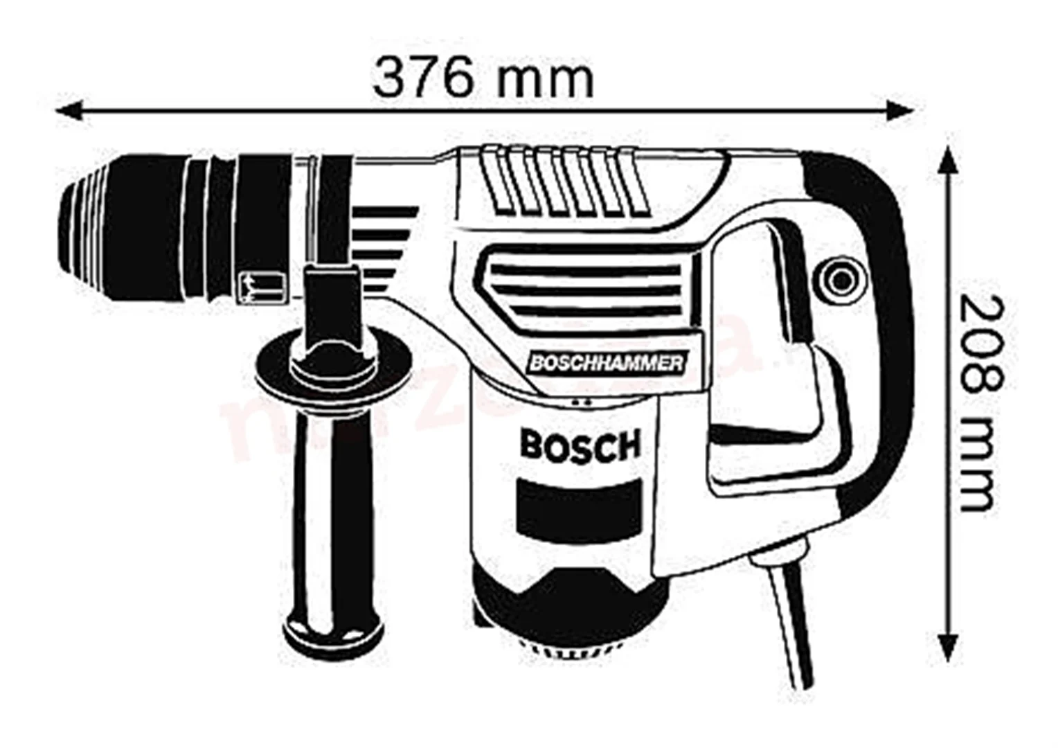 Młot kujący Bosch GSH 3 E - obrazek 5
