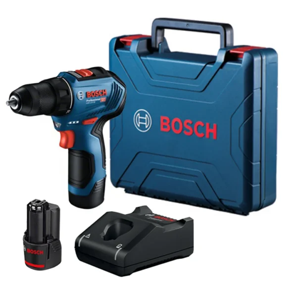 Wiertarko-wkrętarka Bosch GSR 12V-30 2x2.0Ah
