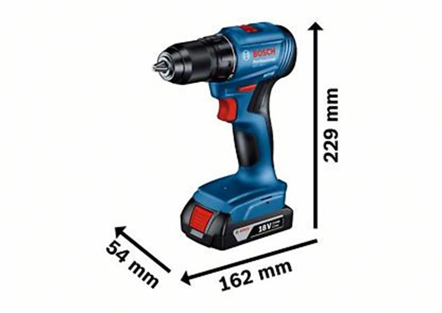 Wiertarko-wkrętarka Bosch GSR 185-LI 2x2.0Ah - obrazek 2