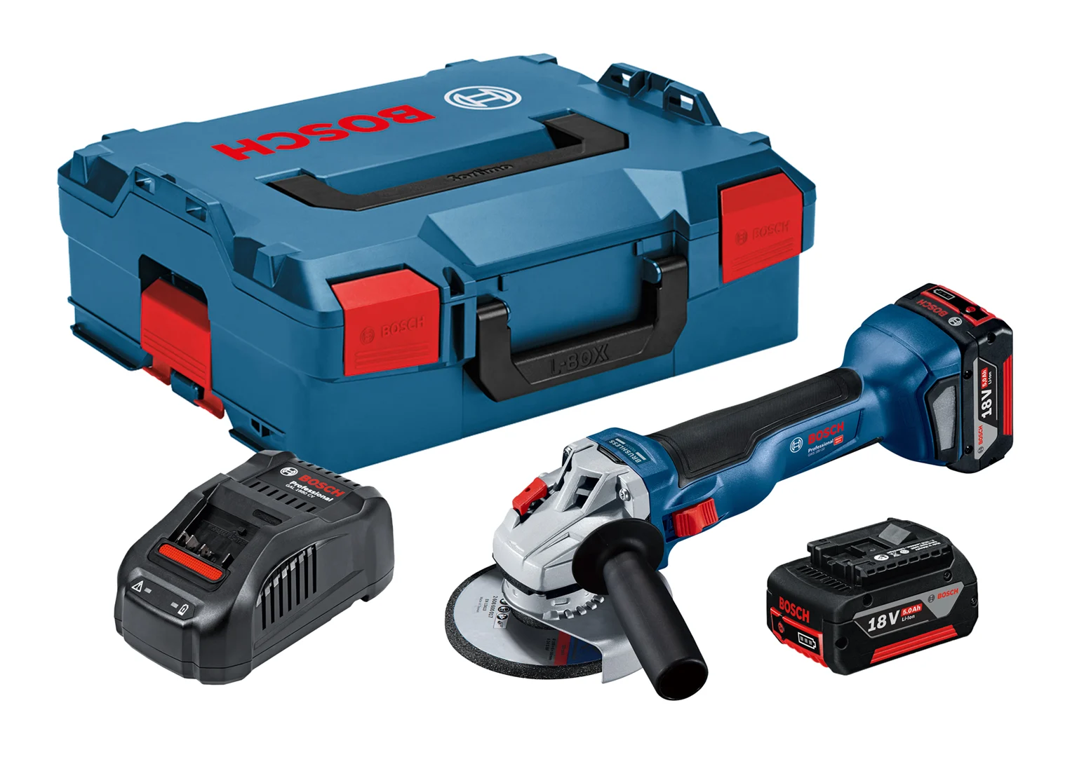 Szlifierka kątowa w walizce Bosch GWS 18V-10