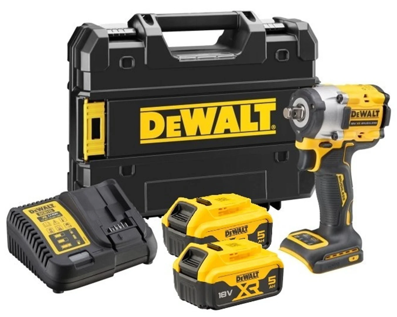 Klucz udarowy DeWalt 18V XR DCF921P2T 2x5.0Ah
