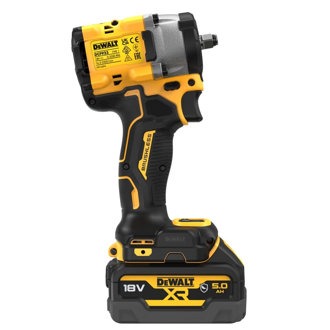 Klucz udarowy DeWalt 18V XR DCF923P2G 2x5.0Ah - obrazek 4