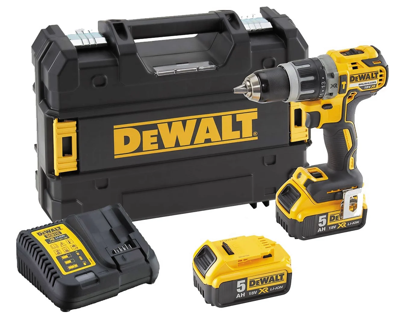 Wiertarko-wkrętarka udarowa 18V DeWalt DCD796P2