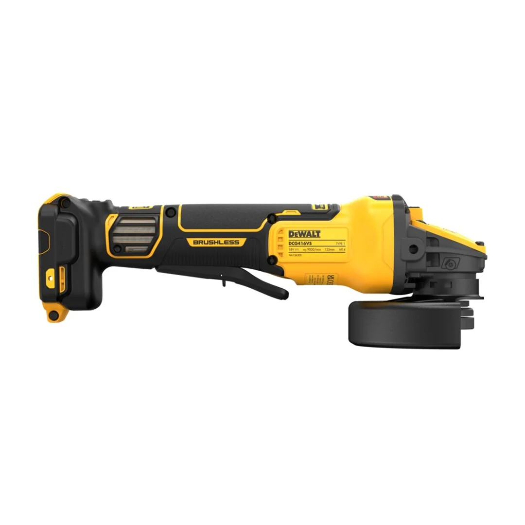 Akumulatorowa szlifierka kątowa DeWalt DCG416VSN - obrazek 5