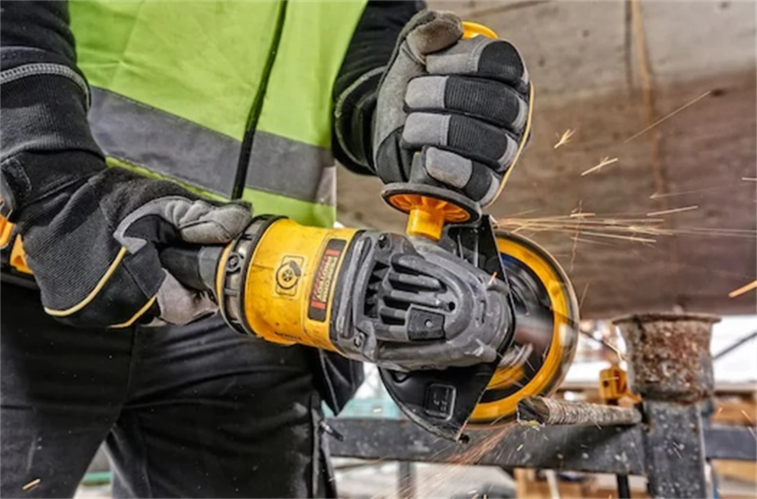 Szlifierka kątowa DeWalt FLEXVOLT DCG418X2 2x9,0Ah TSTAK II - obrazek 5