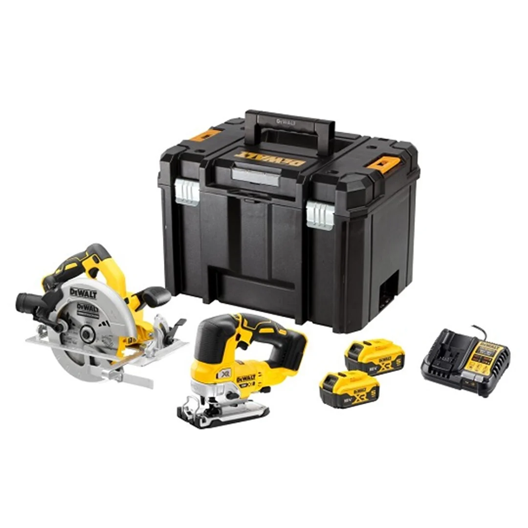 Zestaw elektronarzędzi 18V DeWalt XR DCK2012P2T 2x5.0Ah