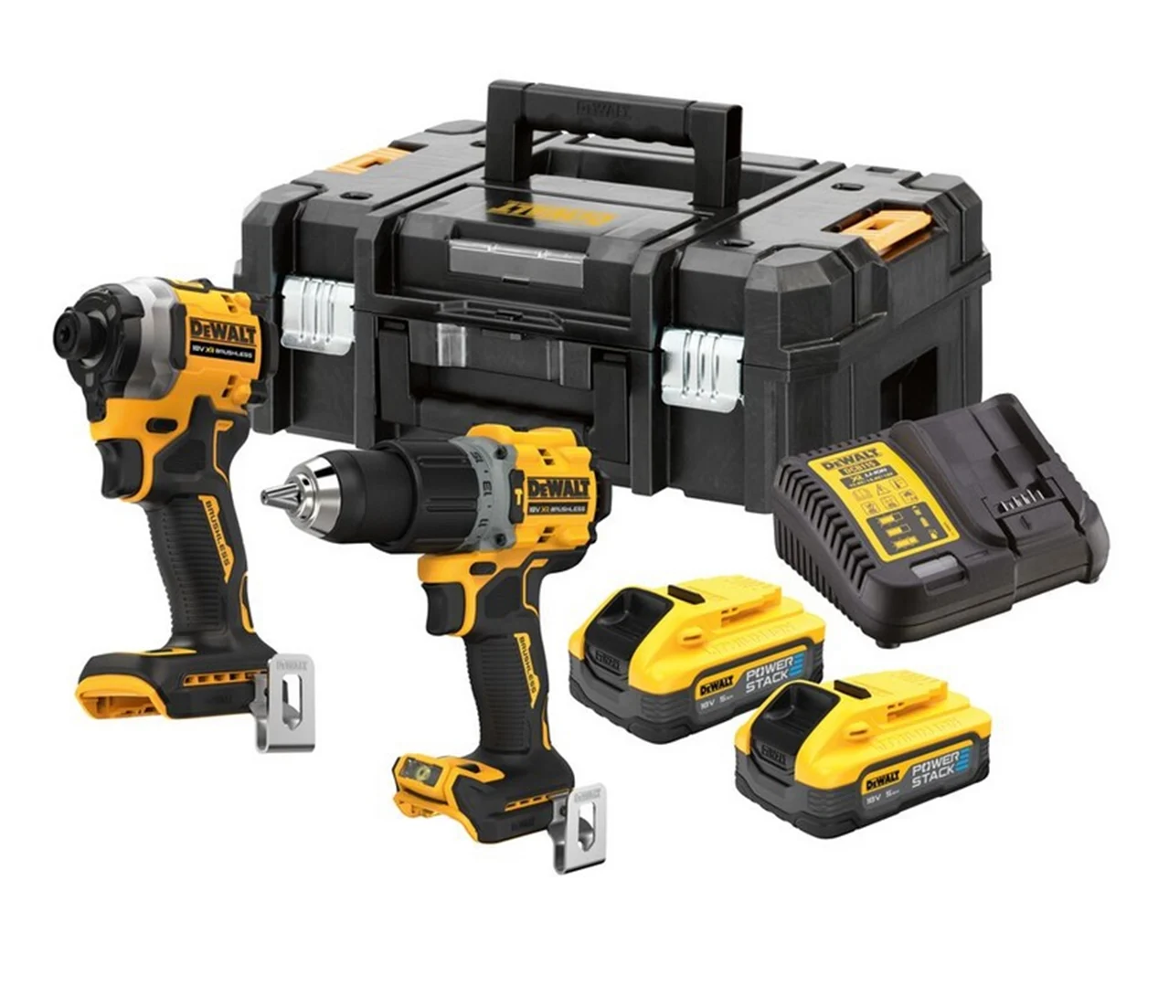 Zestaw elektronarzędzi 18V DeWalt XR DCK2050H2T 2x5.0Ah