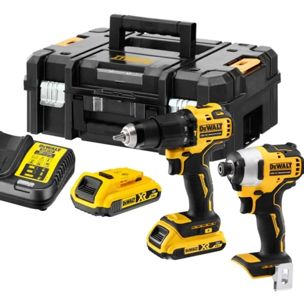 Zestaw elektronarzędzi 18V DeWalt XR DCK2062D2T 2x2.0Ah