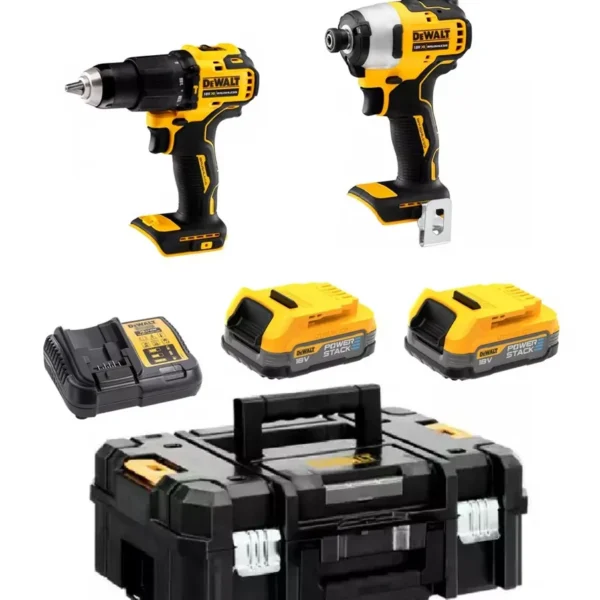 Zestaw elektronarzędzi 18V DeWalt XR DCK2062E2T 2x1.7Ah