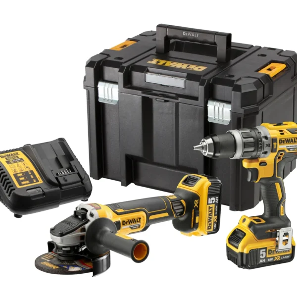 Zestaw elektronarzędzi 18V DeWalt XR DCK2080P2T 2x5.0Ah
