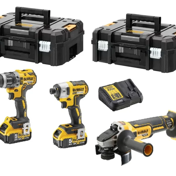 Zestaw elektronarzędzi 18V DeWalt XR DCK384P2T 2x5.0Ah