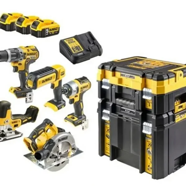 Zestaw elektronarzędzi 18V DeWalt XR DCK500P3T 3x5.0Ah