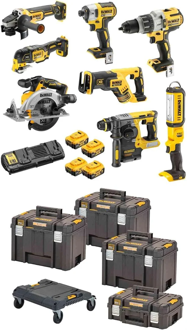 Zestaw elektronarzędzi 18V DeWalt XR DCK853P4T 4x5.0Ah