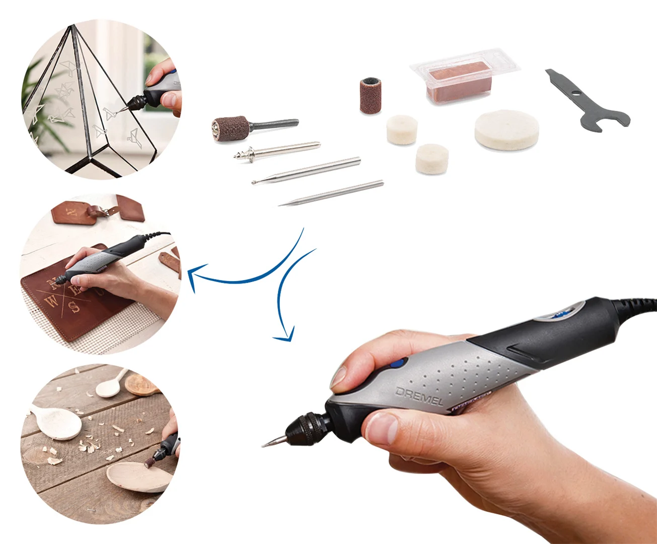 Multiszlifierka z 15 akcesoriami Dremel Stylo+ - obrazek 3