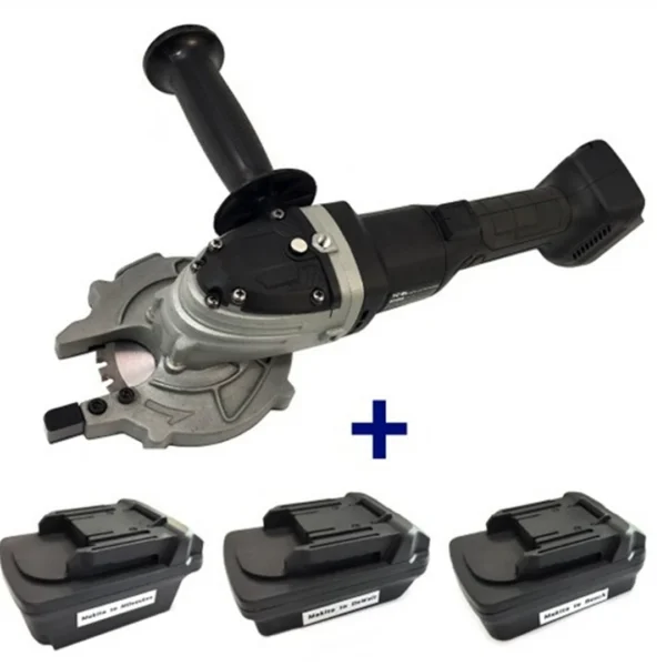Przecinarka do prętów zbrojeniowych z adapterami do akumulatorów Bosch, DeWalt, Millwaukee, Makita Glob TOOLS DC1030
