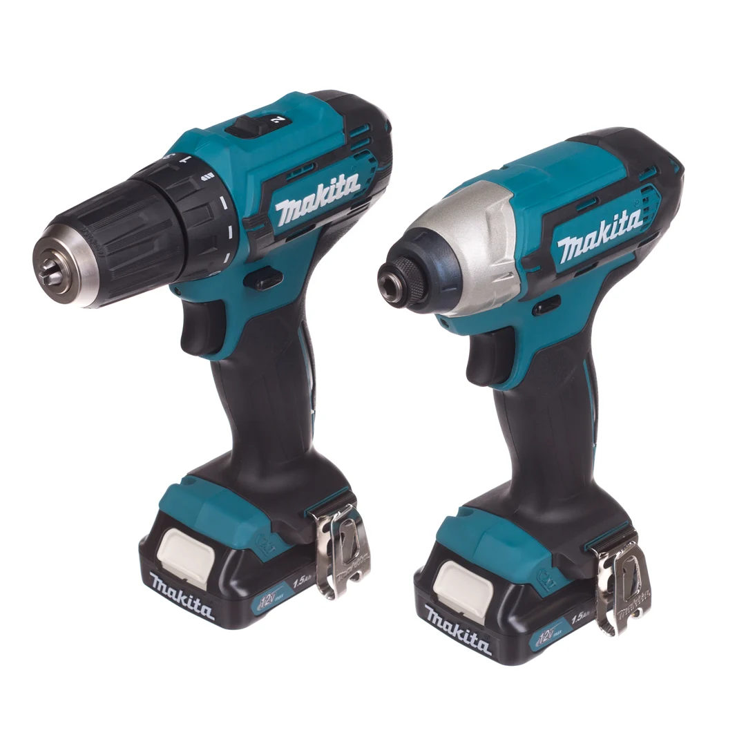 Zestaw elektronarzędzi 12V Makita CXT CLX224X 2x1.3Ah - obrazek 2