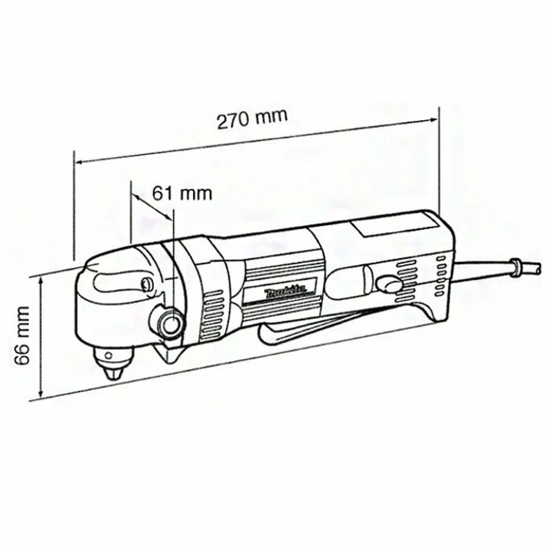 Wiertarka kątowa Makita DA3010F - obrazek 2