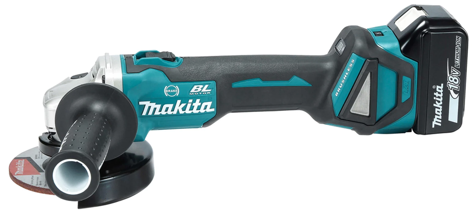 Szlifierka kątowa Makita DGA513RT3J 3x5.0Ah MAKPAC 3 - obrazek 3