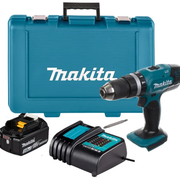 Wiertarko-wkrętarka udarowa Makita DHP453RFX8 1x3.0Ah
