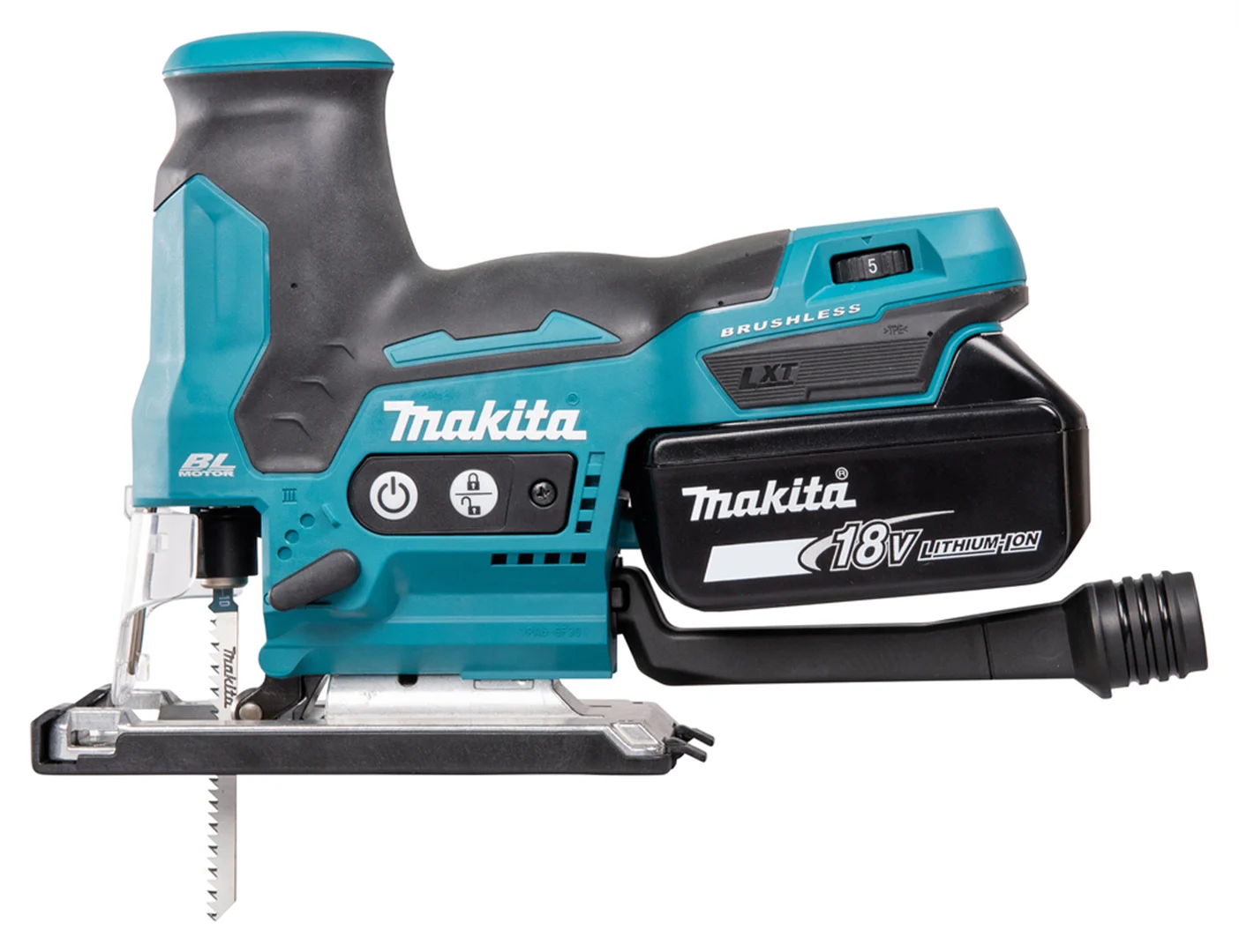Wyrzynarka Makita DJV185RFJ 2x3,0Ah MAKPAC 3 - obrazek 3