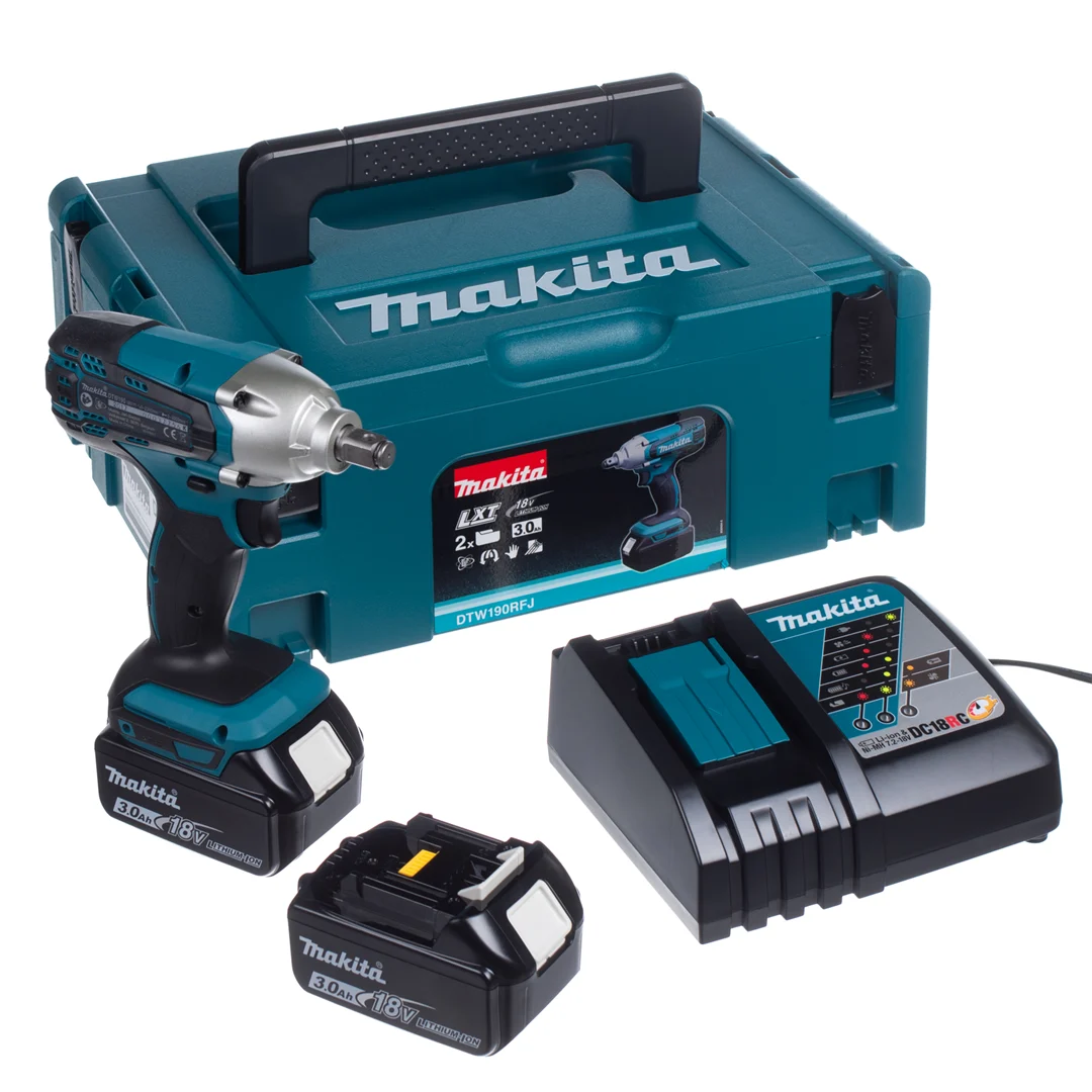 Klucz udarowy Makita LXT DTW190RFJ 2x3.0Ah