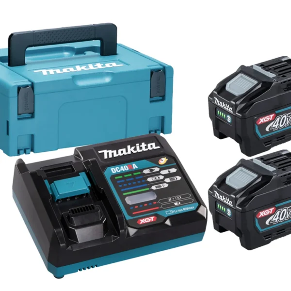 Zestaw zasilający Makita XGT 2xBL4050F+DC40RA
