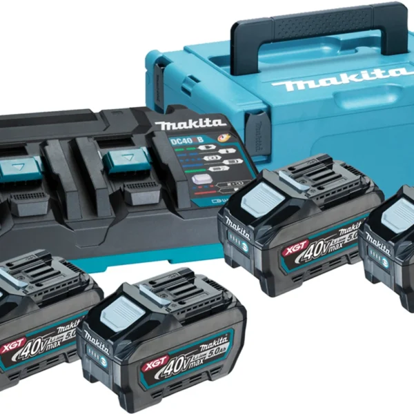 Zestaw zasilający Makita XGT 4xBL4050F+DC40RB