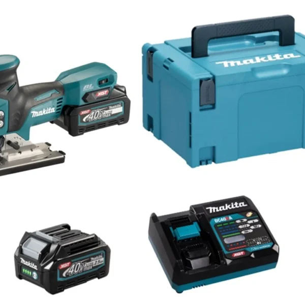 Wyrzynarka Makita XGT JV001GD201 2x2,5Ah MAKPAC 3
