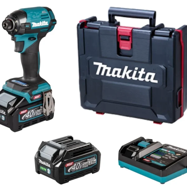Zakrętarka udarowa Makita XGT TD002GD202 2x2,5Ah