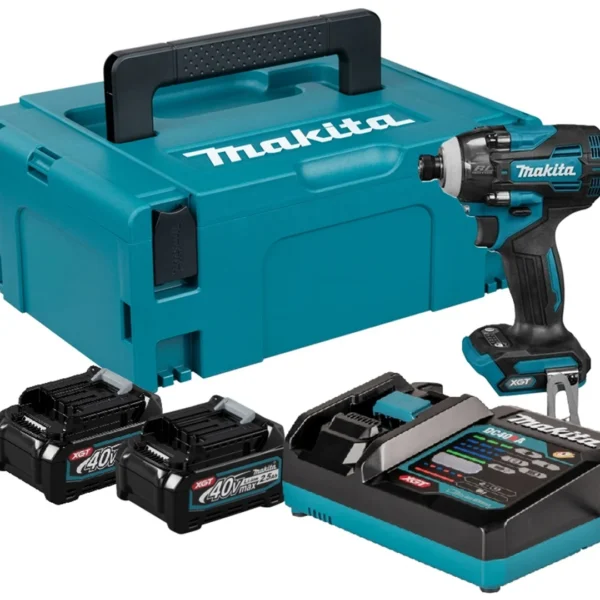 Zakrętarka udarowa Makita XGT TD004GD201 2x2.5Ah