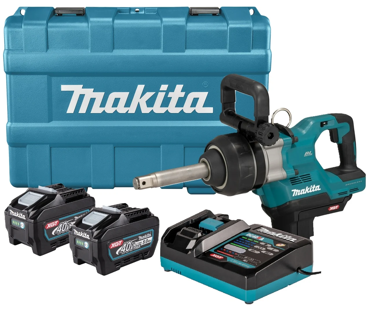 Klucz udarowy Makita XGT TW010GT201 2x5.0Ah