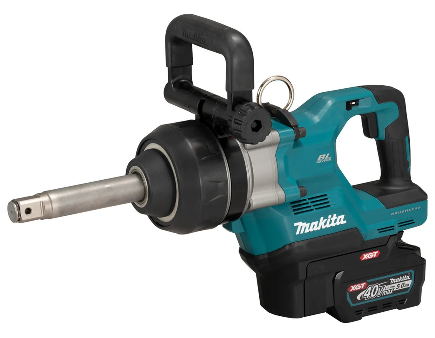Klucz udarowy Makita XGT TW010GT201 2x5.0Ah - obrazek 2