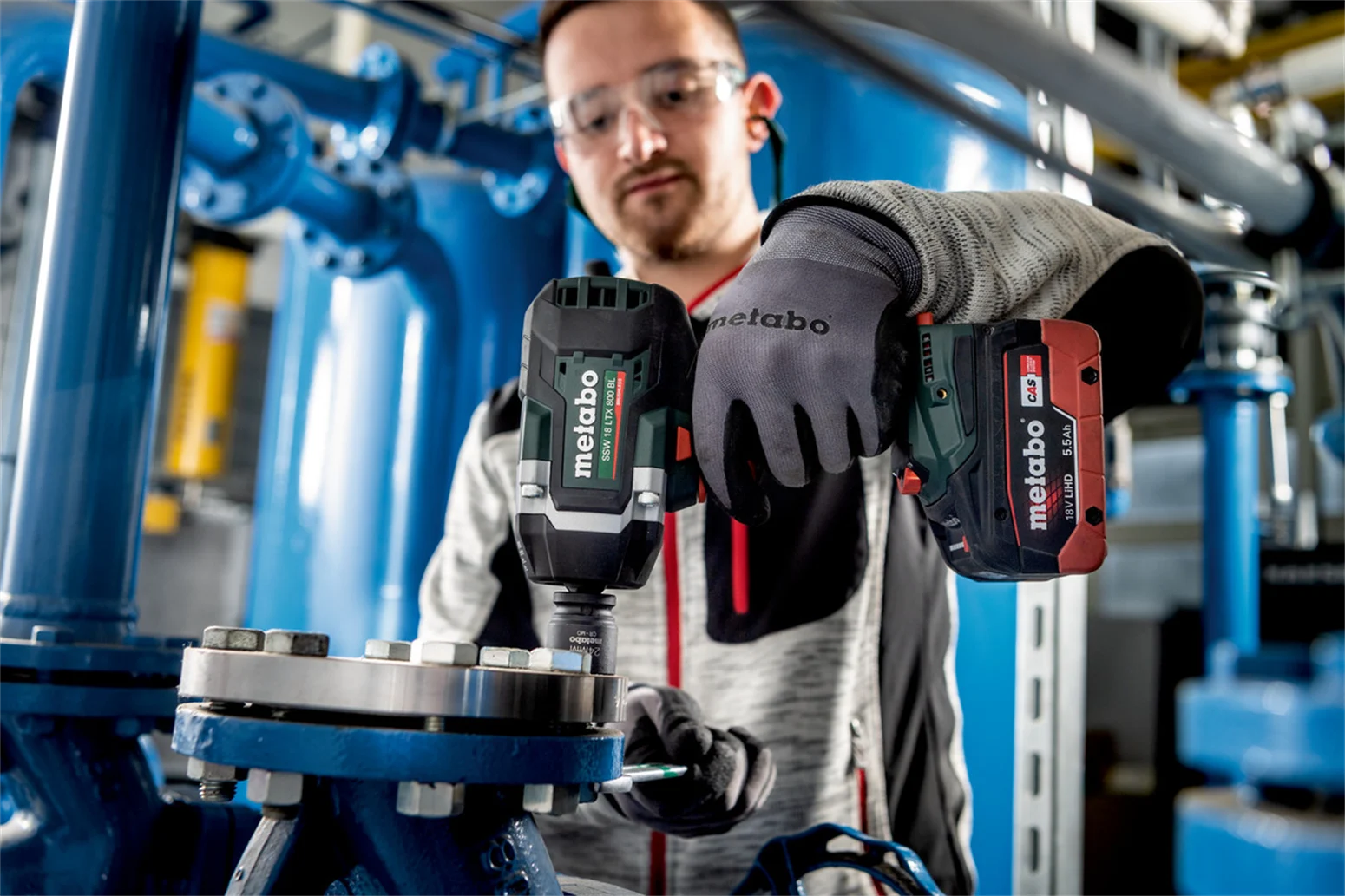 Zakrętarka udarowa Metabo CAS SSW 18 LTX 800 BL - obrazek 5