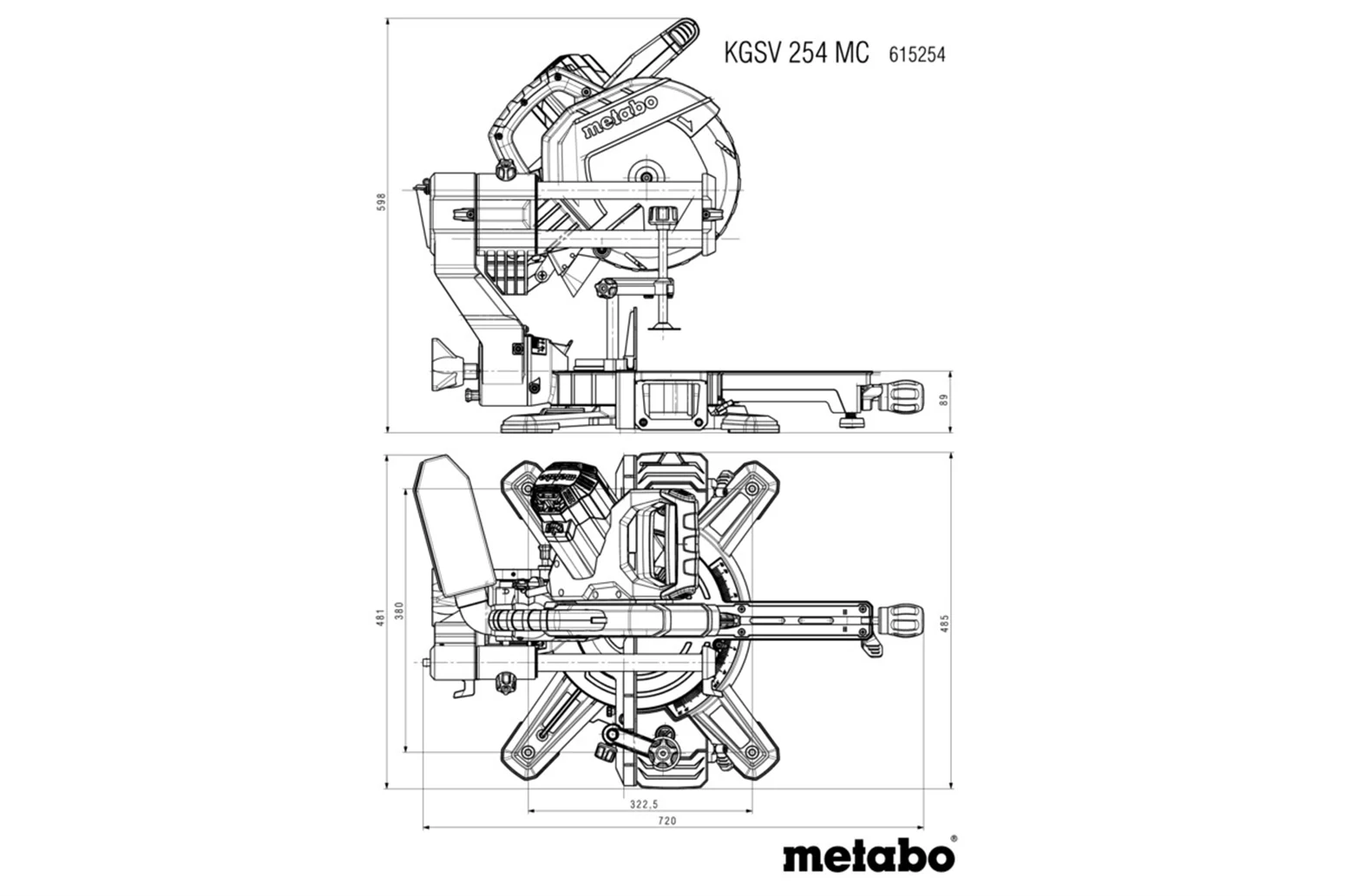 Ukośnica Metabo KGSV 254 MC - obrazek 5