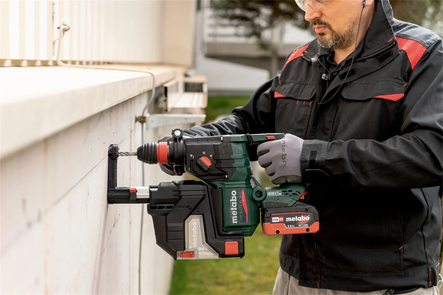 Kombimłotek SDS-Plus Metabo KH 18 LTX BL 28 Q Set ISA - obrazek 4