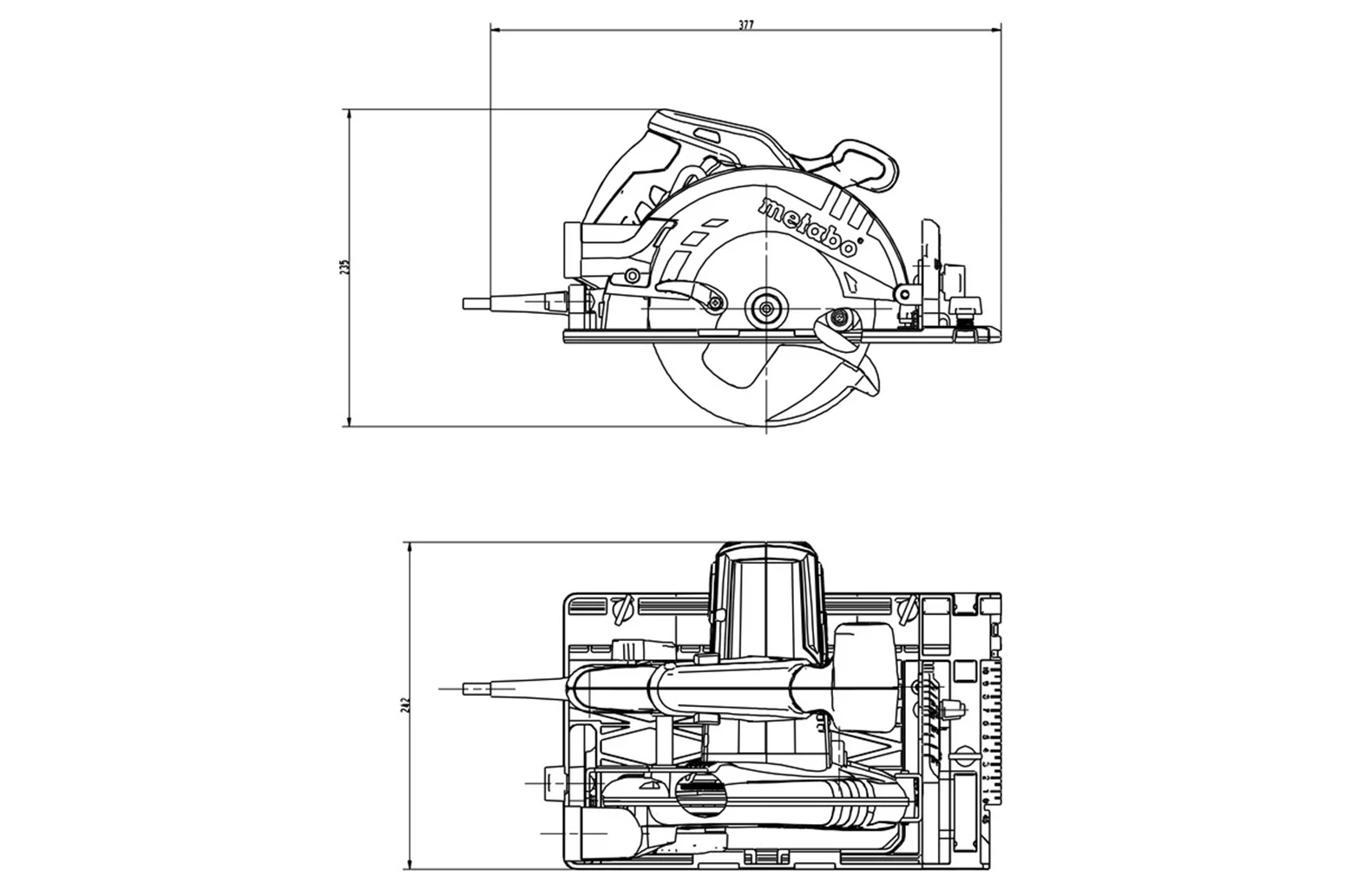 Pilarka tarczowa Metabo KS 55 FS - obrazek 5