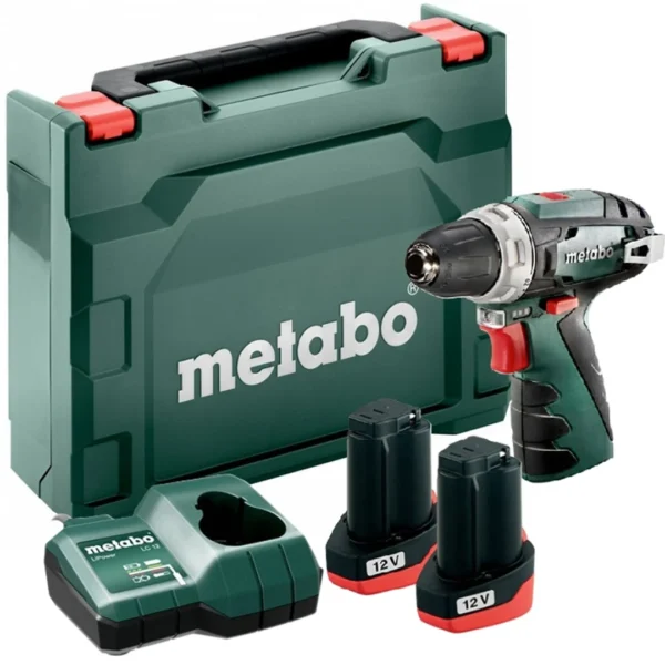 Wiertarko-wkrętarka Metabo PowerMaxx BS 2x2.0Ah
