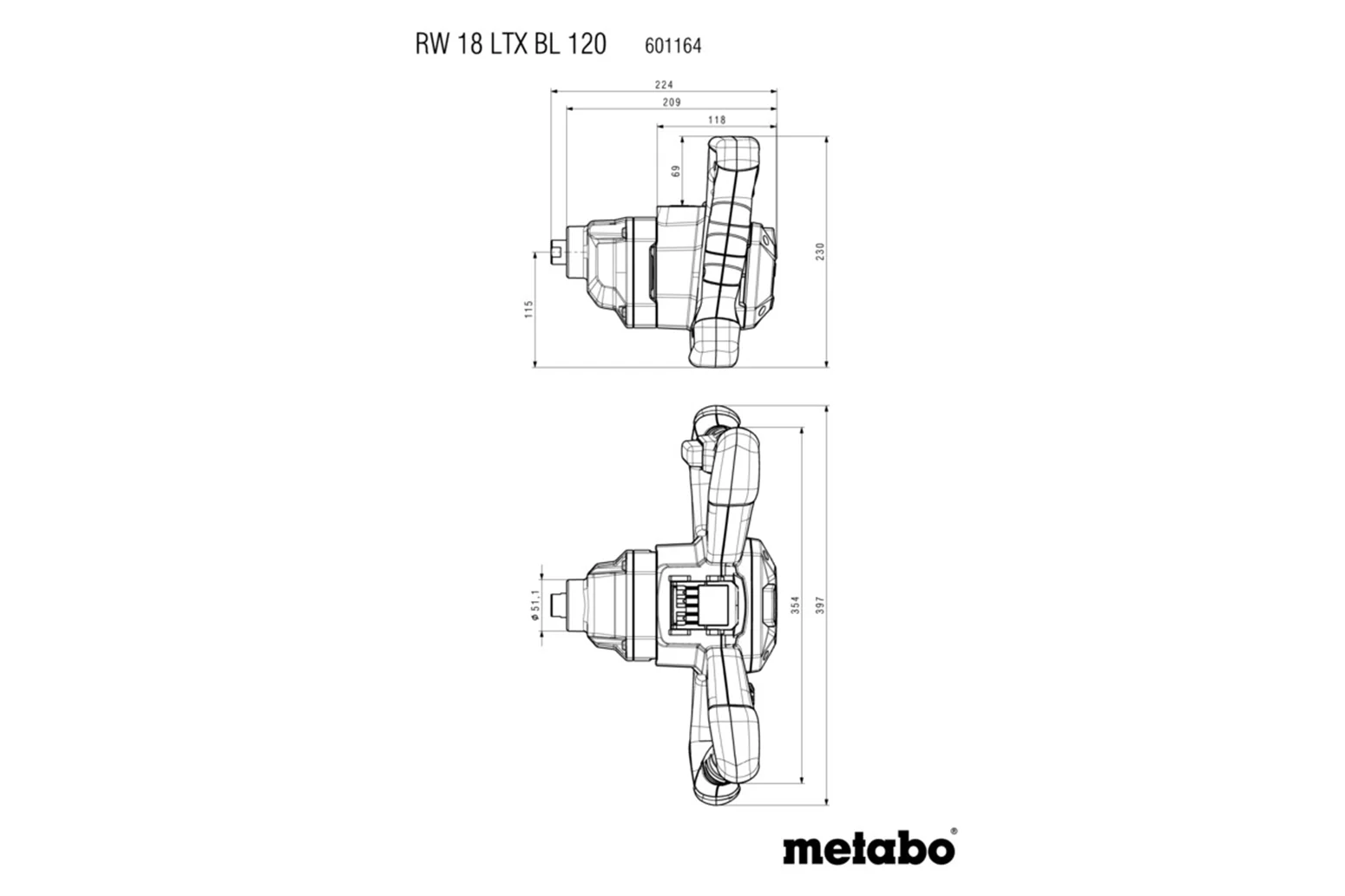 Mieszarka Metabo RW 18 LTX BL 120 - obrazek 5