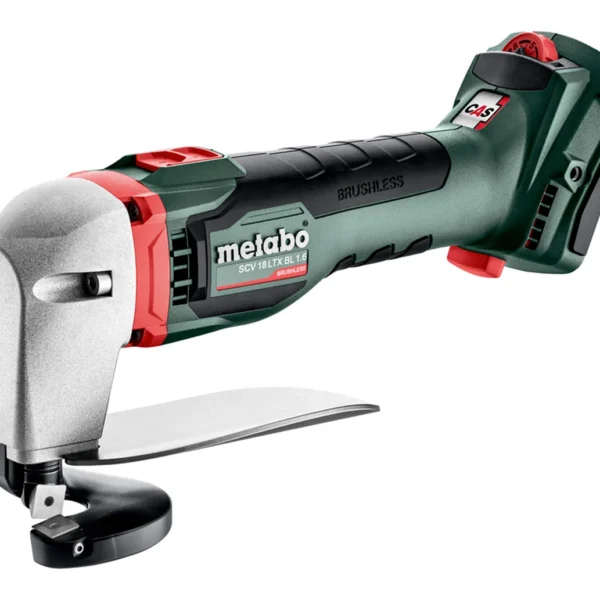 Akumulatorowe nożyce do cięcia blachy Metabo SCV 18 LTX BL 1.6