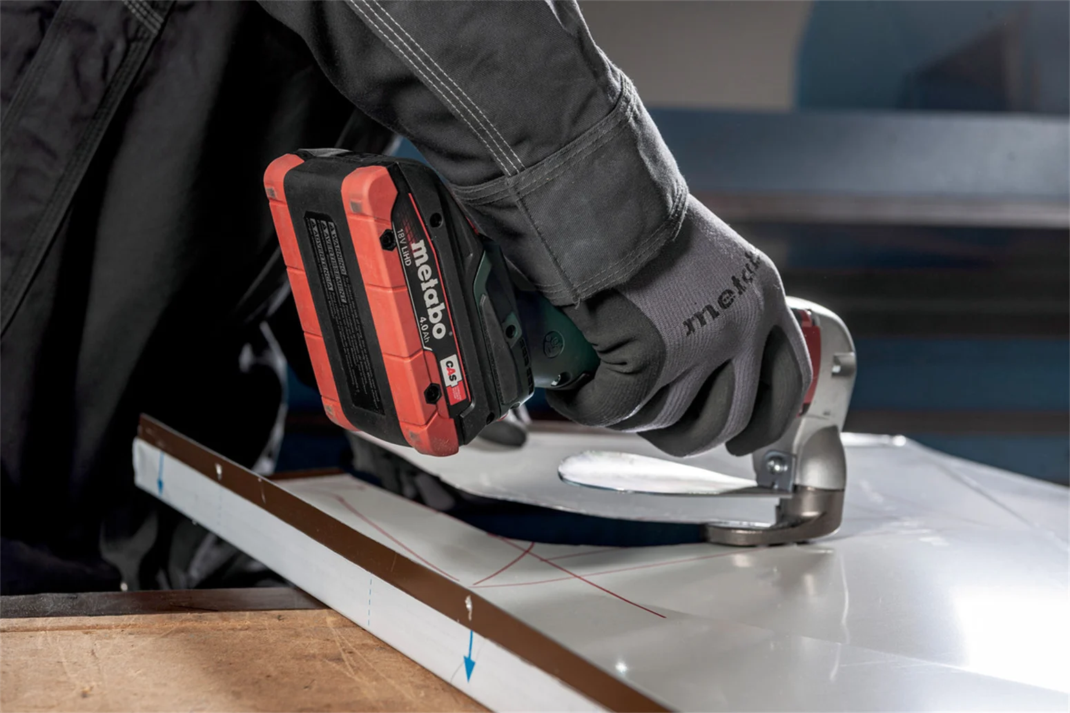 Nożyce do cięcia blachy Metabo SCV 18 LTX BL 1.6 - obrazek 5