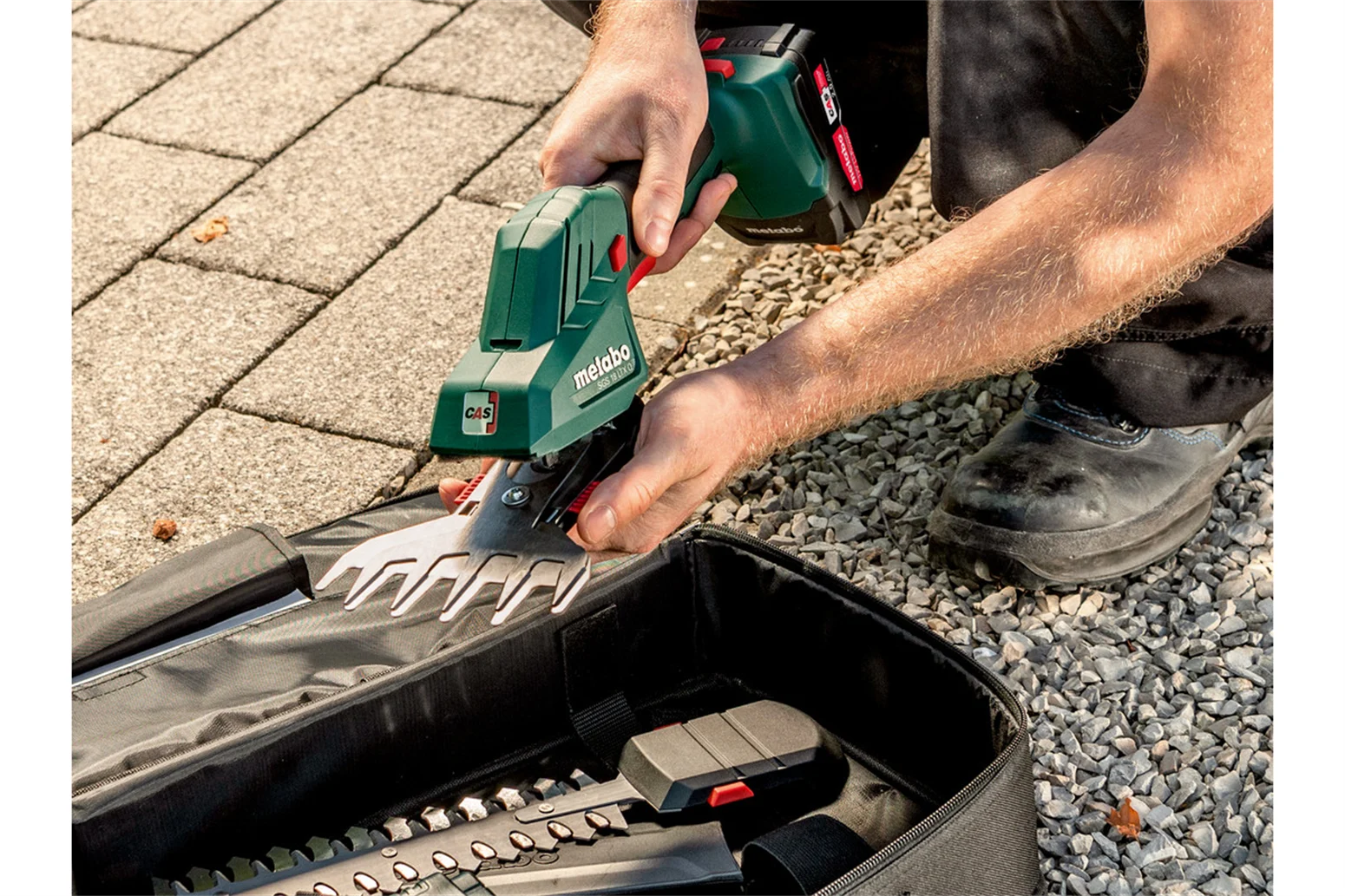 Nożyce do trawy i żywopłotu Metabo SGS 18 LTX Q - obrazek 6