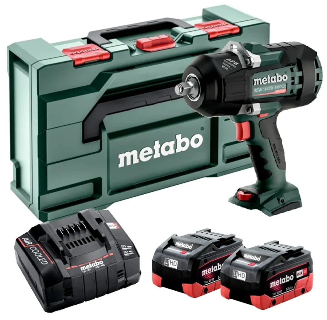 Klucz udarowy Metabo SSW 18 LTX 1450 BL 2x5.5Ah