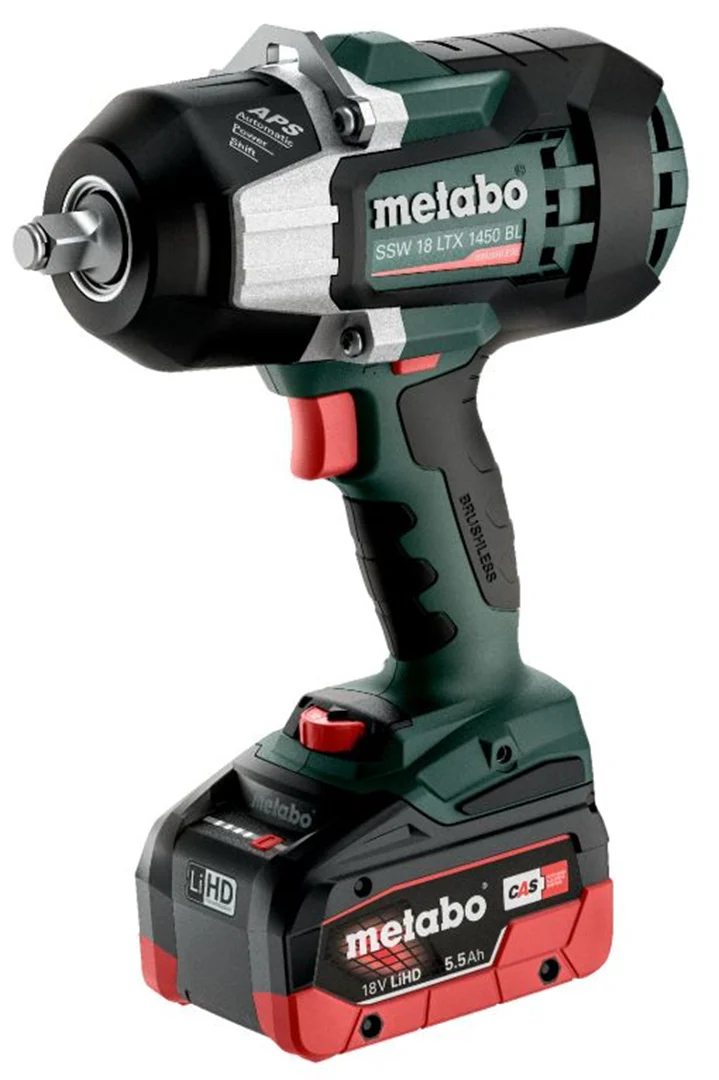 Klucz udarowy Metabo SSW 18 LTX 1450 BL 2x5.5Ah - obrazek 2
